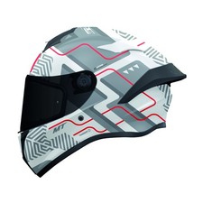 MT Targo S Brik Motorcycle Helmet D2 Gloss White