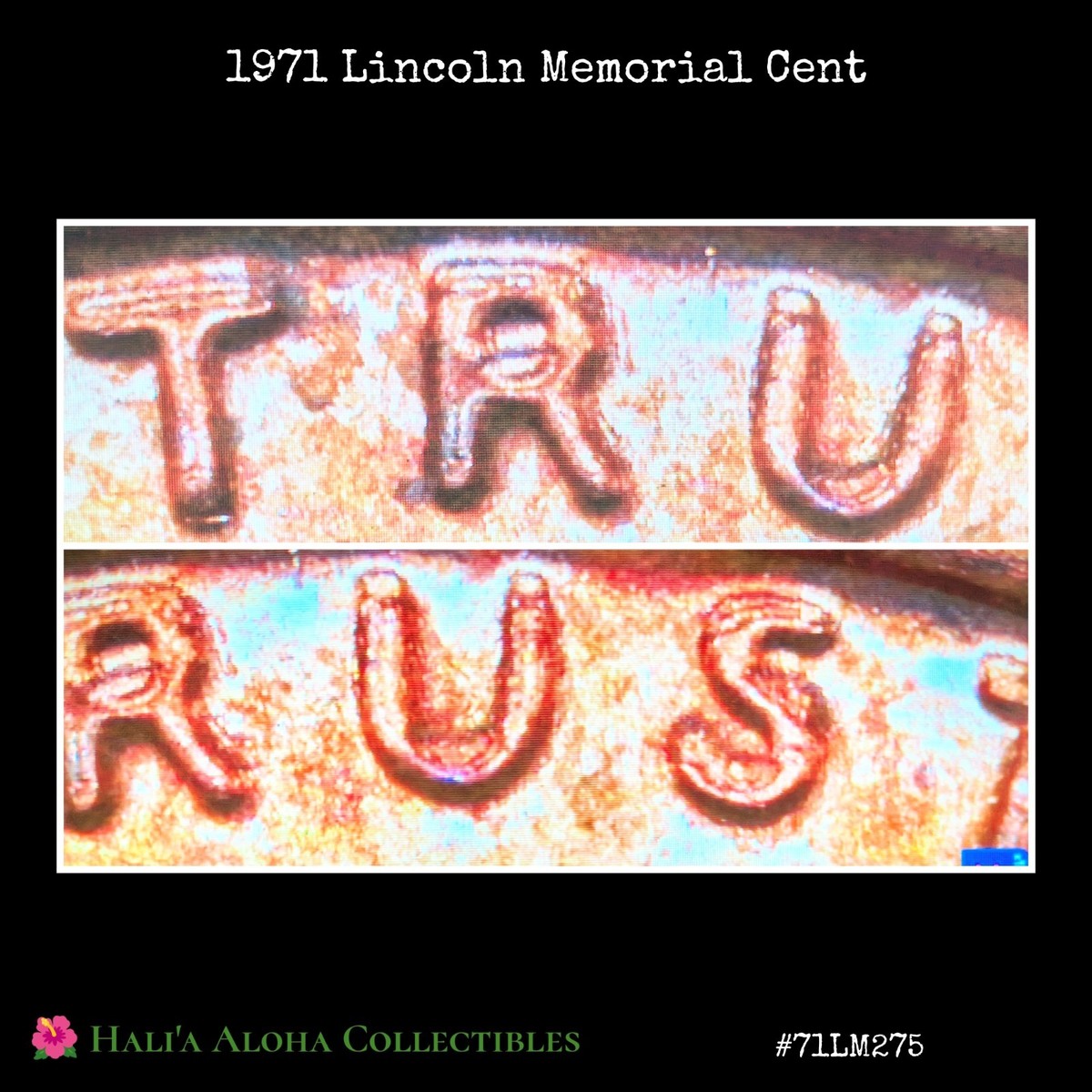 💠🪙💠1971 DDO/DDR Lincoln Cent FS-1971-101 Misaligned (MAD