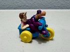Vintage Flintstones Toy Lot 3pc Dino Pebbles Bamm-Bamm Vehicle Figures 90s — photo 3
