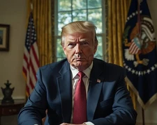 Donald  Trump Oval Office AI Generated Photo MAGA White House, USA 8X10 Print