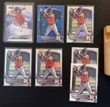 7x Mixed Walker Janek Bowman Lot: Auto, Sapphire, Refractor, Base