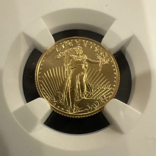 U.S. Mint American Eagle $5 Gold 1/10 oz 2022 NGC MS 70 8686010-061