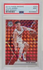 2019 Mosaic Red Refractor TYLER HERRO RC CARD PSA 9 MINT