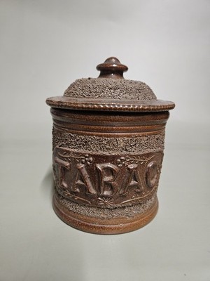 OLD SANDSTONE TOBACCO POT / TOBACCO / COLLECTION / VINTAGE