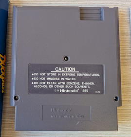 Disney's DuckTales NES Nintendo Game Cartridge, Manual & Box (Capcom 1989)