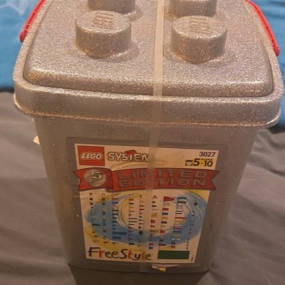 LEGO Freestyle: Limited Edition Silver Freestyle Bucket (3027) for