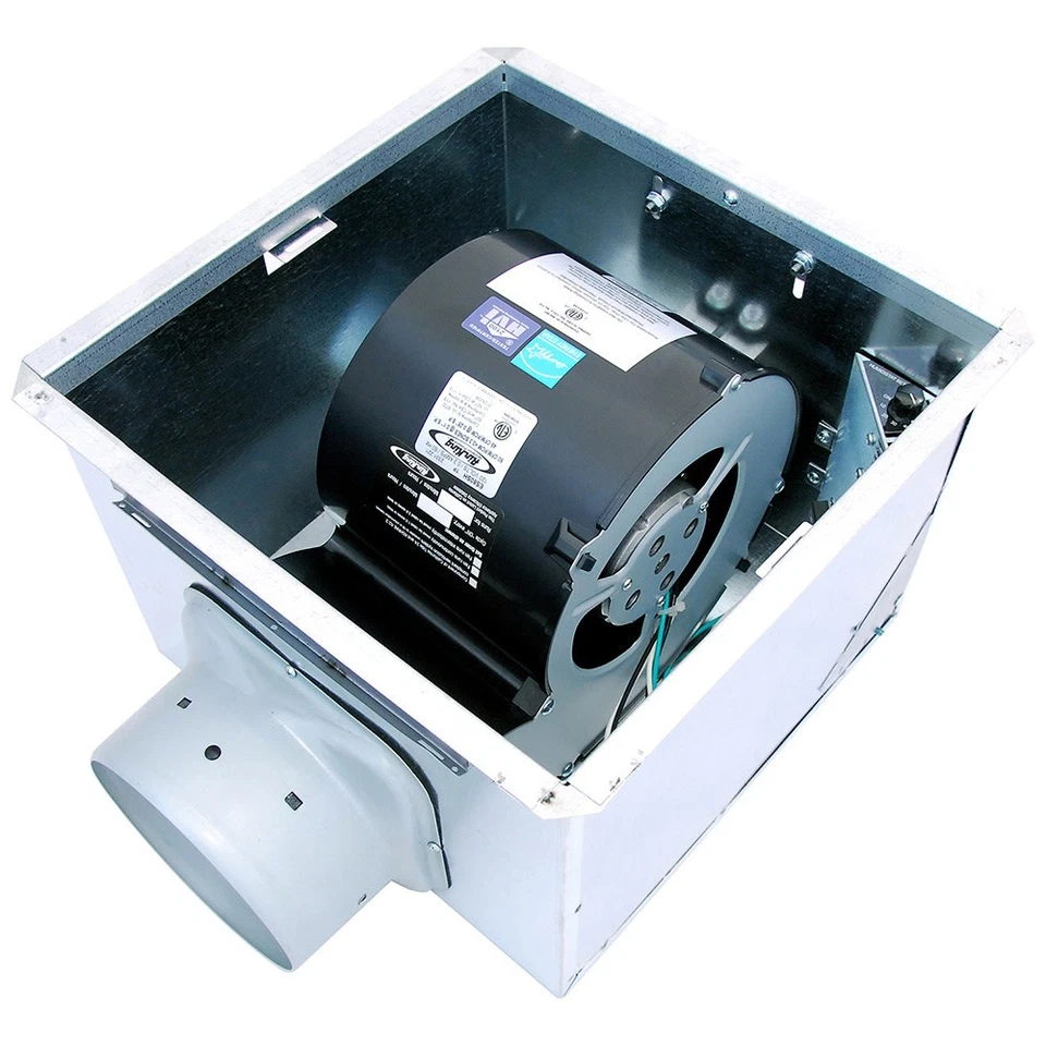 Air King EVLD 130 куб. футов/мин 0,6 сонеса потолочный монтаж светодиодная подсветка выхлопная труба - белый - Изображение 4 из 4