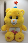 Care Bears Musical Birthday Bear Soft Plush Toy Yellow Cupcake Battery Operated