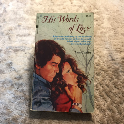 His Words Of Love Ann Carter 1976 Magnum Books Secretary Romance Paperback Book