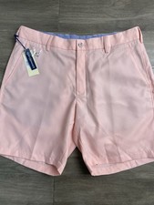  85 Onward Reserve Players Performance Golf Shorts Size 34 Cabana Pink 8  