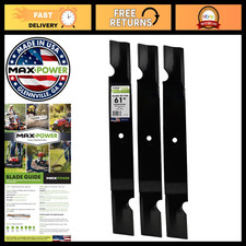 3-Blade Lawn Mower Replacement Set - USA Made, Durable, High-Performance Blades