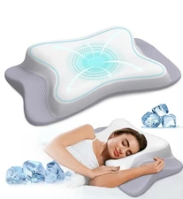 Cervical (PREMIUM) Pillow for Neck Pain Relief, Orthopedic Neck Support Pillow