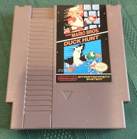 Vintage 1985 Super Mario Bros. / Duck Hunt Game  (Nintendo NES) 