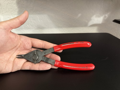 #ad Craftsman USA 🇺🇸 47384 Qtr Turn Convertible Retaining Snap Ring Pliers $24.99