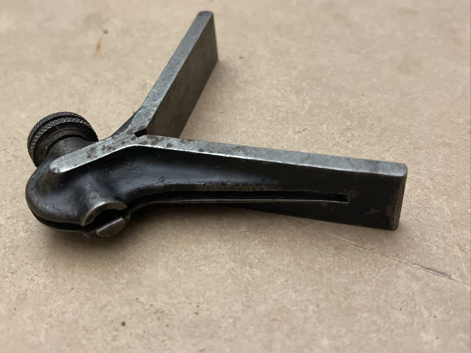 Vintage Center Head Cast Iron For Combination Square 12-24” Head Only - Image 3 of 4
