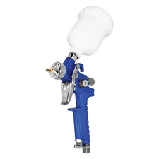 AES Industries 504-10 504 Mini HVLP Gravity Feed Spray Gun with Cup, 1 mm, 250 m