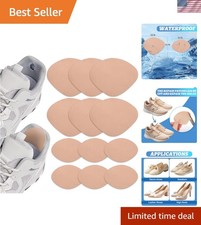 6 Pairs of Microfiber Leather Heel Pads for Pain Relief  Improved Comfort