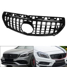 Frontgrill Kühlergitter Kühlergrill Gitter Schwarz für Mercedes A-KLASSE W176 Frontgrill Kühlergitter Kühlergrill Gitter Schwarz für Mercedes A-KLASSE W176