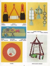 Macrame Wine Bottle & Glass Holder Pattern Judy's Quick N Easy Knots Book PD1047