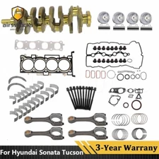 For HYUNDAI KIA G4KJ 2.4L Engine Rebuild Overhaul Kit - Crankshaft / Con Rods