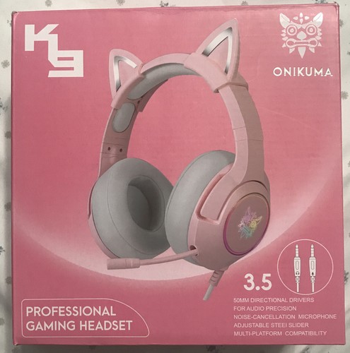 Onikuma K9 Pink Wired Gaming Headset 