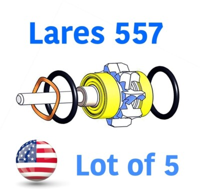 #ad Replacement Turbines Lares Ultralite 557 Euro Push Button Lot of 5 New Dentistry $328.58