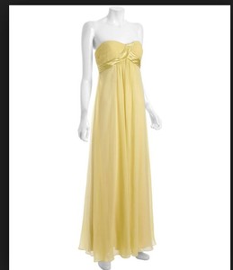 pale yellow long dress