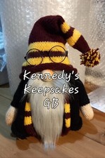 Handknitted Harry Potter Inspired Wizard Gonk