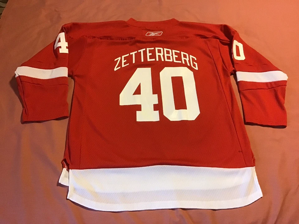 CAMISETA JUVENIL REEBOK NFL DETROIT REDWINGS #40 HENRIK ZETTERBERG L/XL pequeña mancha Foto 3 de 4