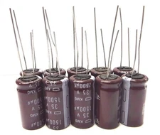 1500uF 35V (10x) Electrolytic Capacitors 35V 1500uF Volume 13x25mm 