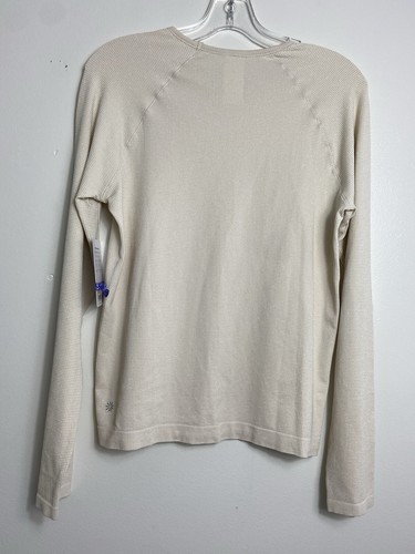 Athleta GIRL Power Up Shimmer Top XXL / 16 Ecru Shimmer - Picture 3 of 9