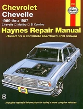Chevy Chevelle, Malibu, El Camino Repair Manual 1969-1987
