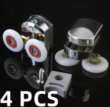 Duschkabinenrollen, 25 Mm, Ersatzteile FüR Badezimmer Set Mit 4 Doppelrollen Neu