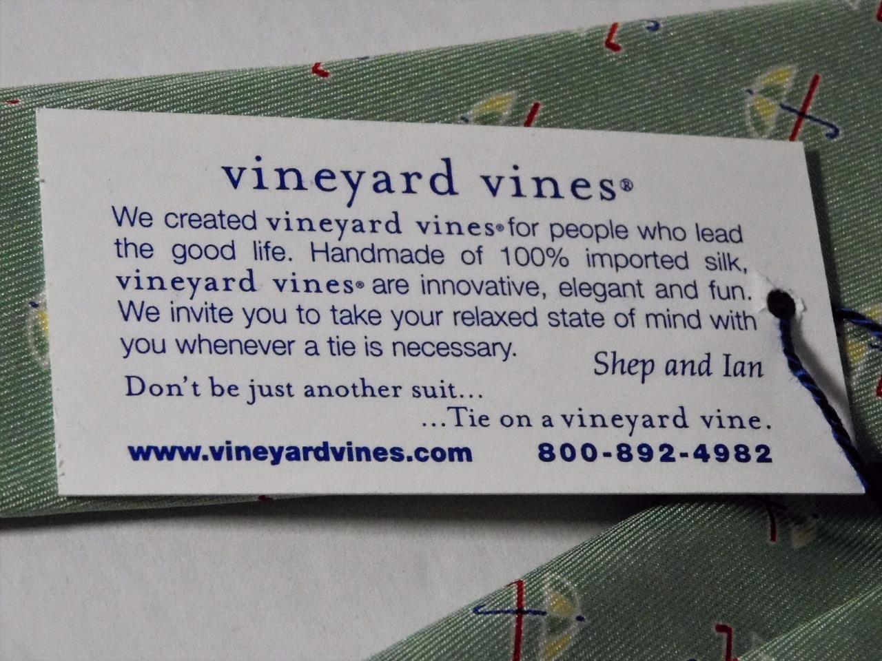 Vineyard Vines 100% Silk Repeat Pattern Umbrella … - image 10