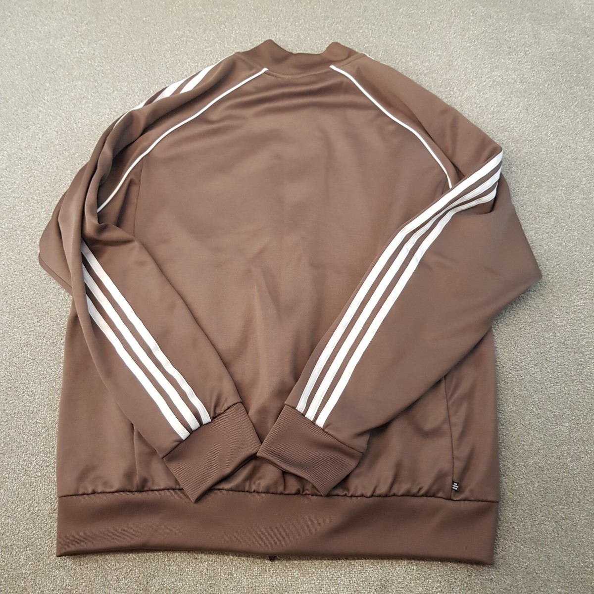 Adidas Mens Track Jacket 2XL XXL Brown SST Firebird