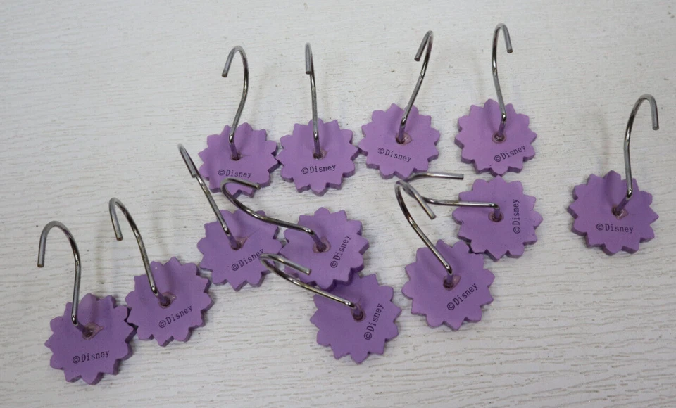 Anillos/ganchos para cortina de ducha Frozen Anna & Elsa de Disney - Juego de 12 Foto 4 de 4