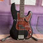 Black Vintage Ii 1960 Precision Bass Electric Guitar 4 String Solid Body Relic