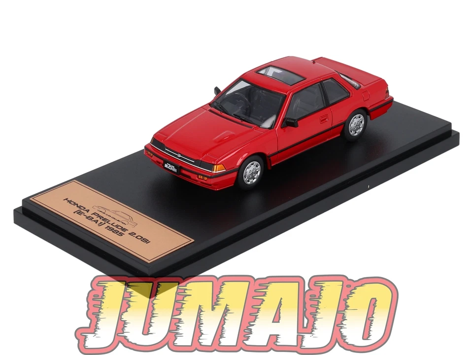 PREMIUM X JPL48 1/43 HACHETTE Japon : Honda Prelude 2.0Si (E-BA1) 1985