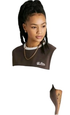 Iets Frans Brown Sleeveless Sweatshirt BNWT Size small RRP £42 Urban Outfitters