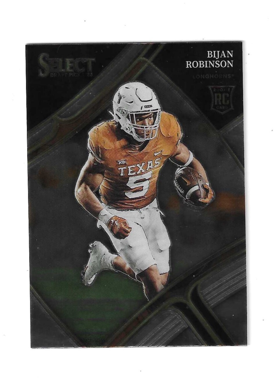 2023 Panini Select Draft Picks Bijan Robinson Rookie Card #109