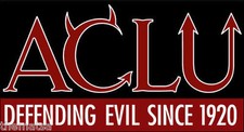 6" ACLU DEFENDING EVIL SINCE 1920 HELMET BUMPER CAR STICKER DECAL MADE IN USA