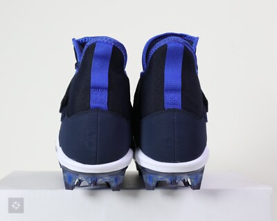 Nike Alpha Menace Pro 2 Navy Blue Football Cleats Men's Size 11.5