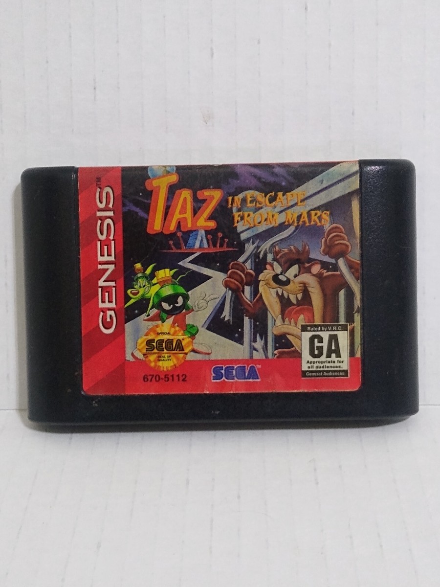 Taz in Escape from Mars (Sega Genesis) Cart Only | eBay