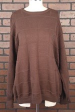 IZOD Men's L Olive Crewneck 100 Cotton Sweater MSRP 70 Pre-owned