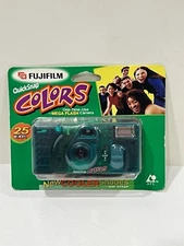 New Fujifilm Quicksnap Colors Disposable Film Camera W/ Film Sealed - NOS