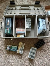 MTM Ammo Crate With Divided Storage Utility Box Stackable Large Ammunition Case