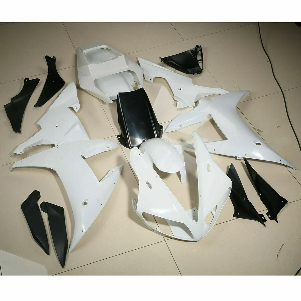 Kit de carrocería de carenado de inyección sin pintar apto para Yamaha YZF R1 YZFR1 2002-03 EE. UU. Foto 2 de 4