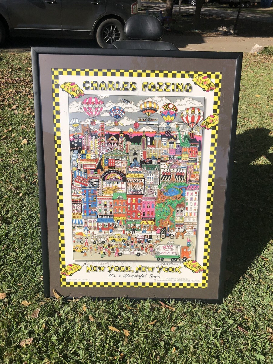 Charles Fazzino チャールズ ファジーノ NYC TAXY Discovering New