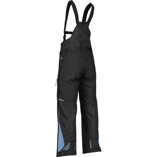Fly Racing Women's Carbon Snowmobile Bib Shell - Black / Blue - 470-4506 - Picture 2 of 12