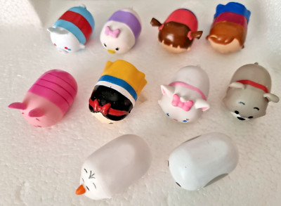 Disney Tsum Tsum Vinyl Figures Bulk Lot of 11 - All identified below - some Rare